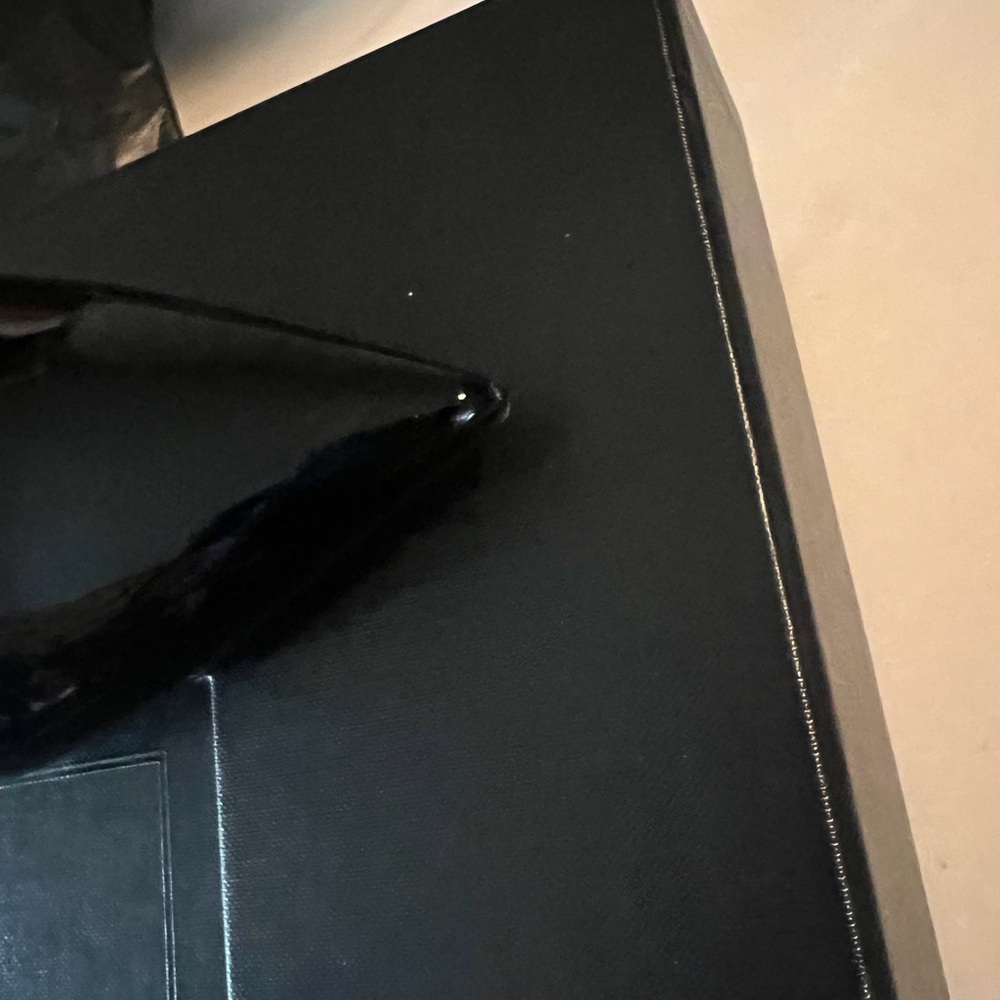 Saint Laurent Black Ankle Boots with Silver Heel - Picture 11 of 15